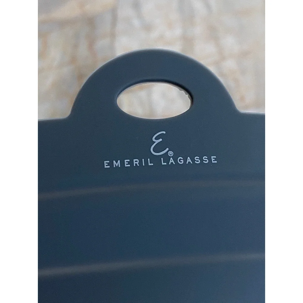 Emeril Lagasse Silicone Air Fryer Liner Round Gray Reusable Non-Stick Basket